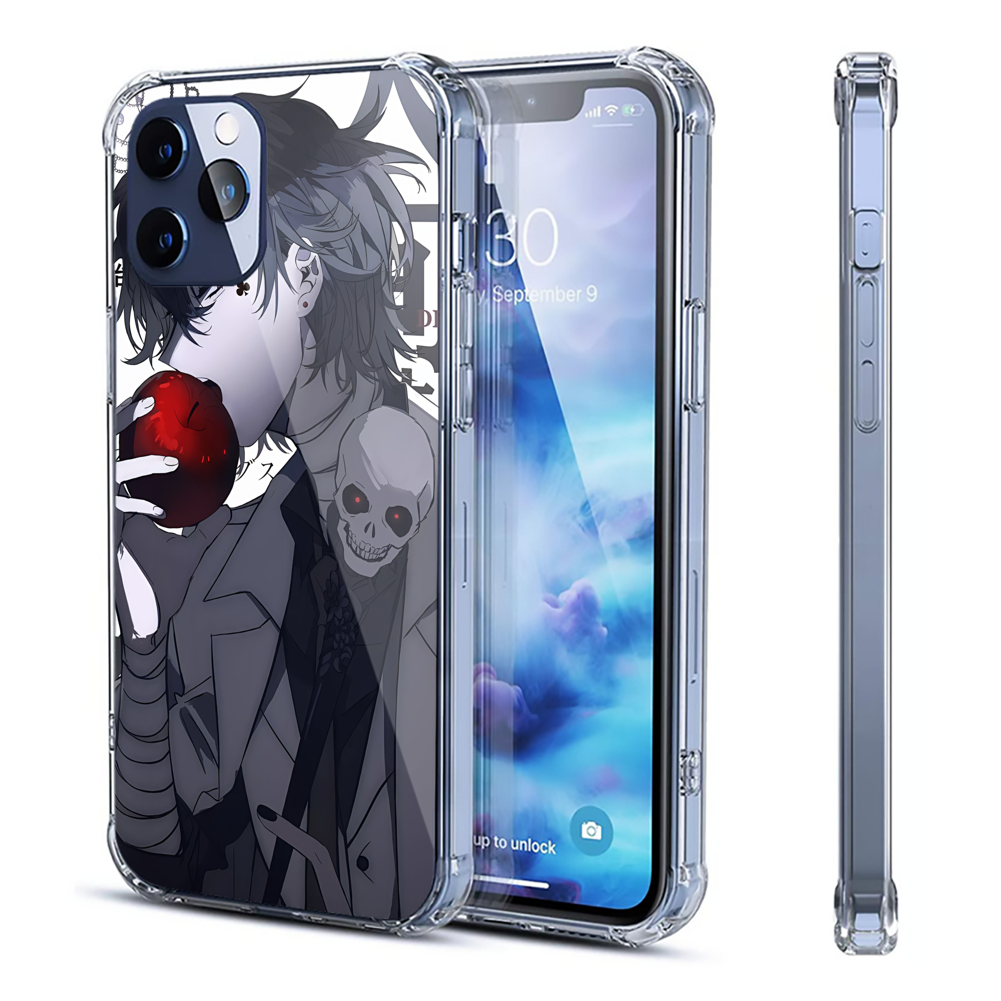 （画像用） 文豪ストレイドッグス Bungo Stray Dogs 【iPhone 12シリーズ対応】透明スマホケース（クリアソフトケース）